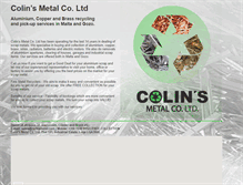 Tablet Screenshot of colinsmetal.com